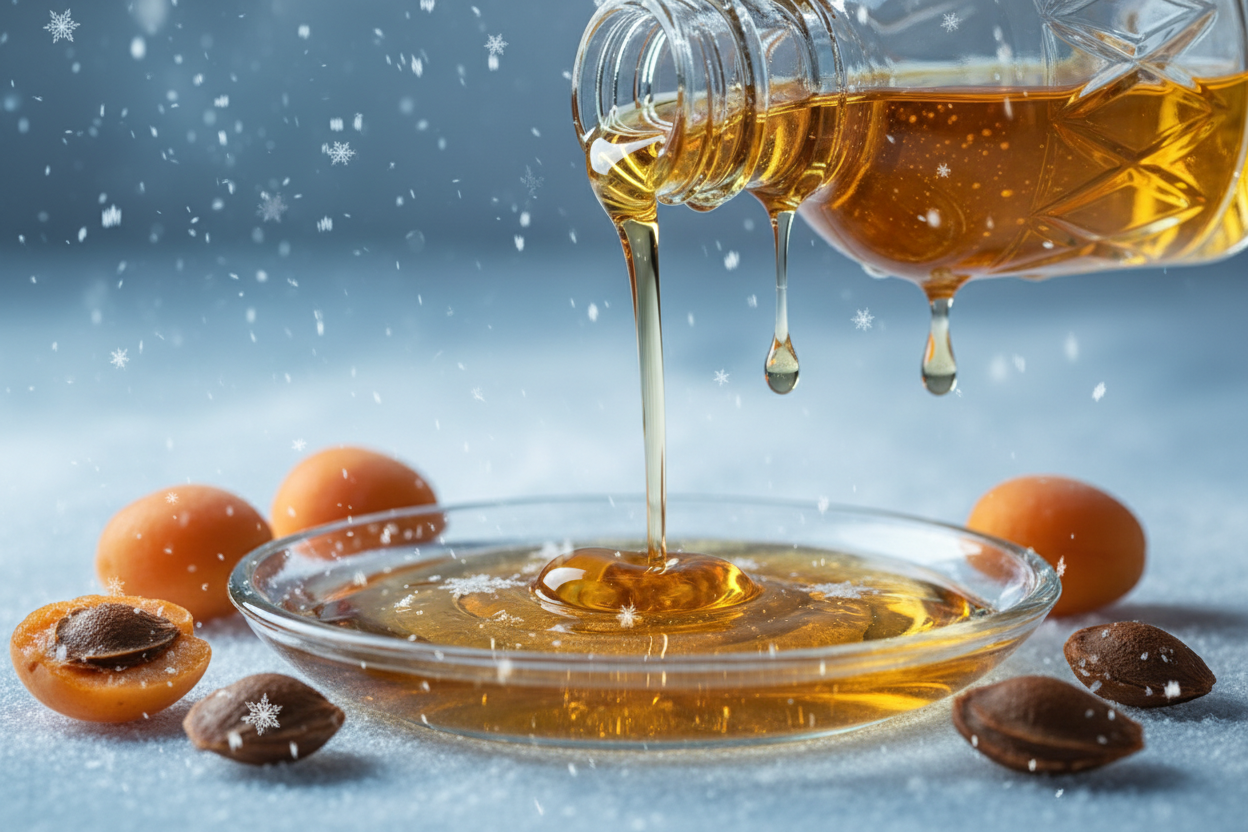 aprikosenkern-l-prunus-armeniaca-kernel-oil-als-zutat-dramatisch-realistisch-fokus-auf-konsistenz-l-und-als-motif-first-snow